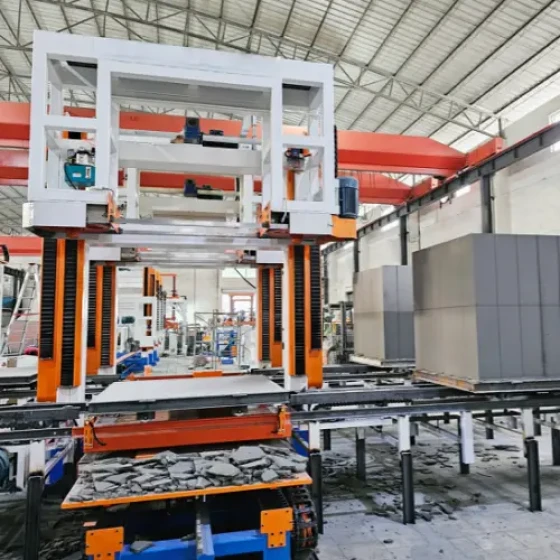 Foam concrete block production line solutions