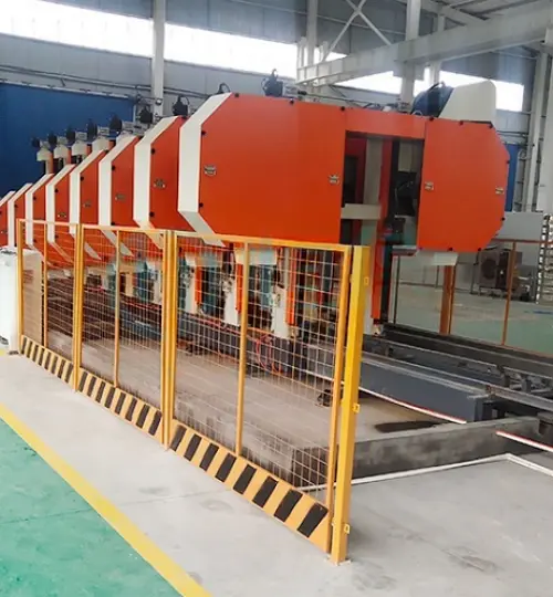 Hainan customer ceramic partition wall board production line project
